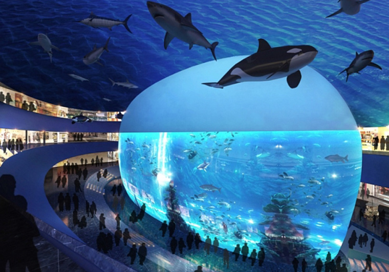 伊朗购物中心水族馆
