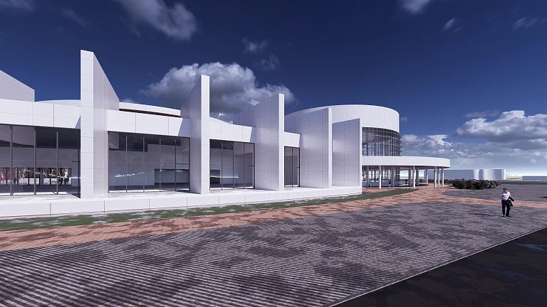 Astrakhan Ice Center and Retail