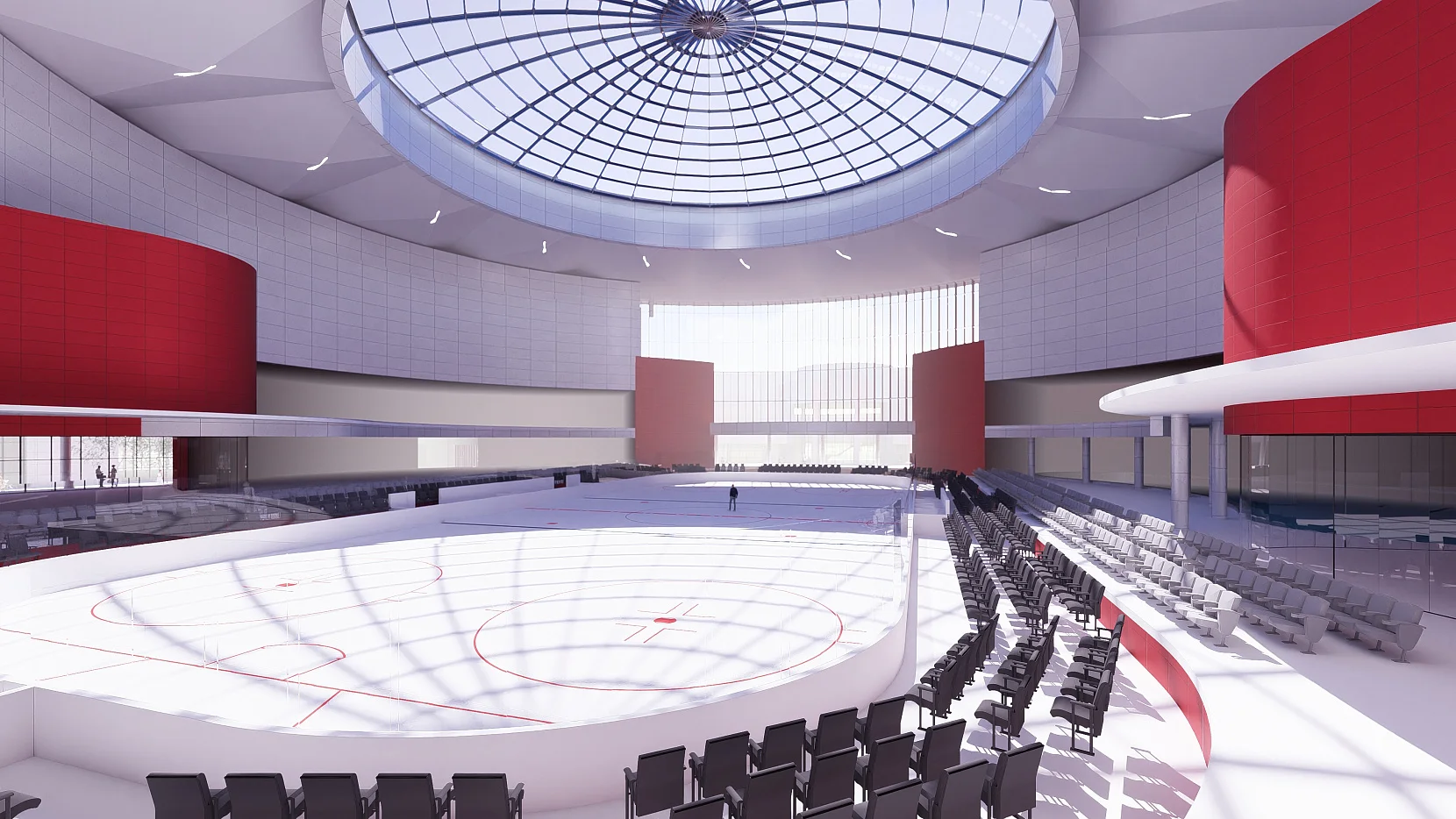 Astrakhan Ice Center and Retail